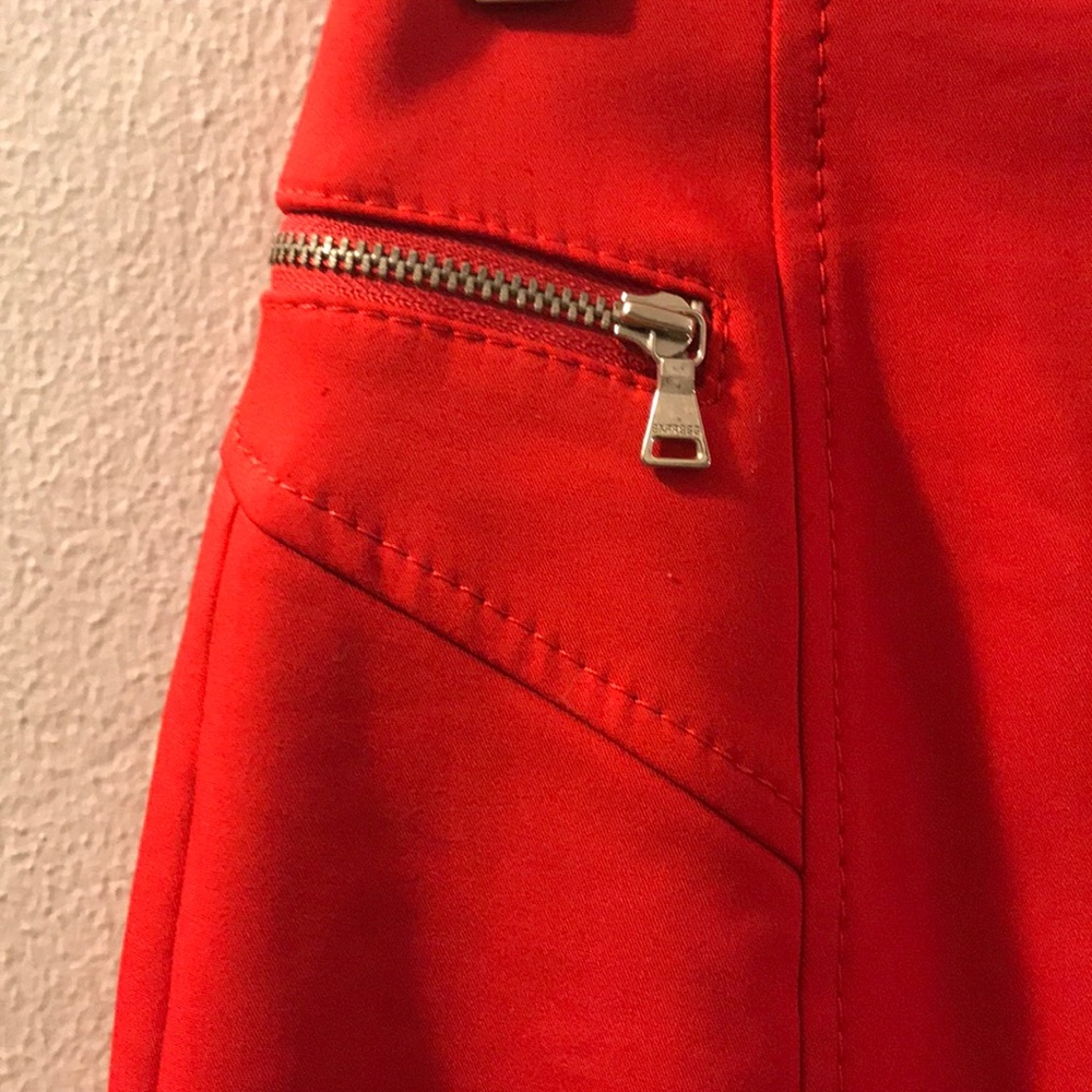 red Express pencil skirt